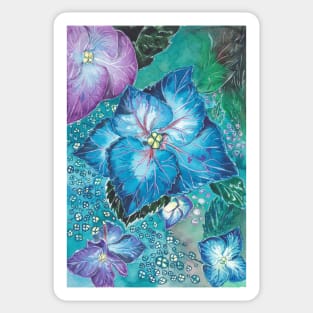 Hydrangea Sticker